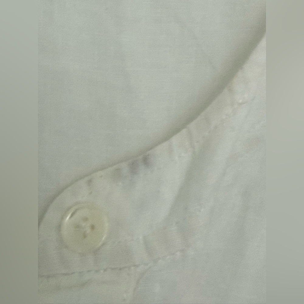Eileen Fisher white sheer oversized blouse - Picture 5 of 15